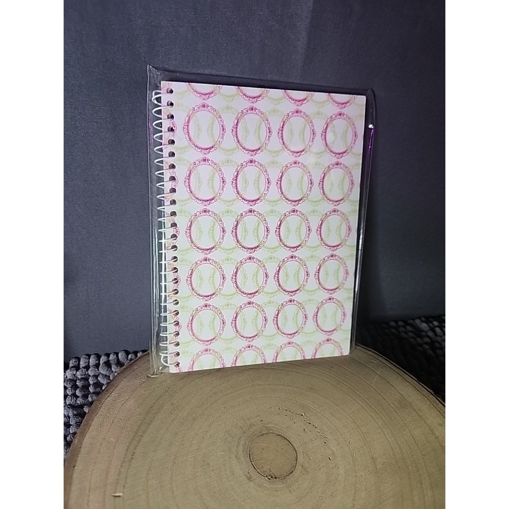 Michael's Journal Coquette Theme‎ 60 Sheets Pink Green Oval~NEW